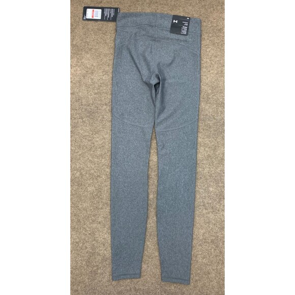 Under Armour Leggings Womens XS HeatGear Full Length Athleisure Gym Running Grey - Picture 2 of 10